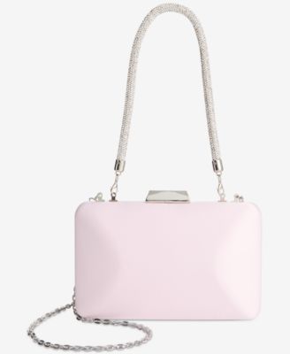 I.N.C. International Concepts - Crystal Top Handle Mini Satin Frame Bag